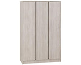 MALVERN 3 DOOR WARDROBE BEDROOM SET - URBAN SNOW