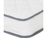 YASMIN 4'6" ROLL UP MATTRESS 20CM (POCKET SPRING) - WHITE