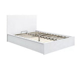Oslo Double Ottoman Bed - White