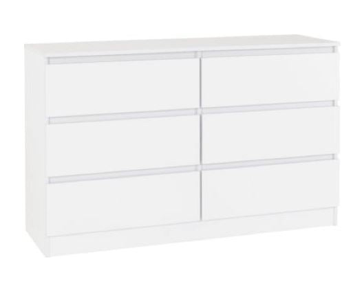 Marcus 6 Drawer Chest - White