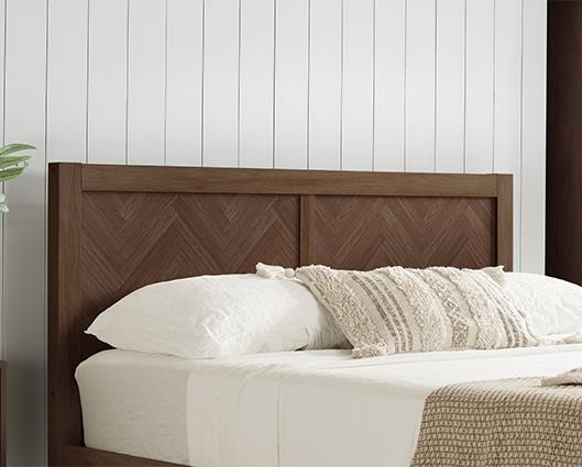 Herringford Ottoman Bed Walnut - Double