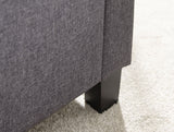 Verona Ottoman Bench-Charcoal