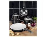 Retro 5 Piece Pan Set - Black
