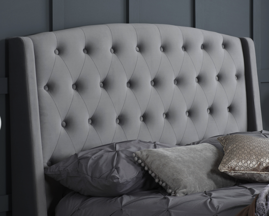 Balmoral Double Bed - Grey