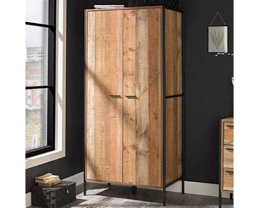 Harben 3 Piece Bedroom Set Distressed Oak Effect