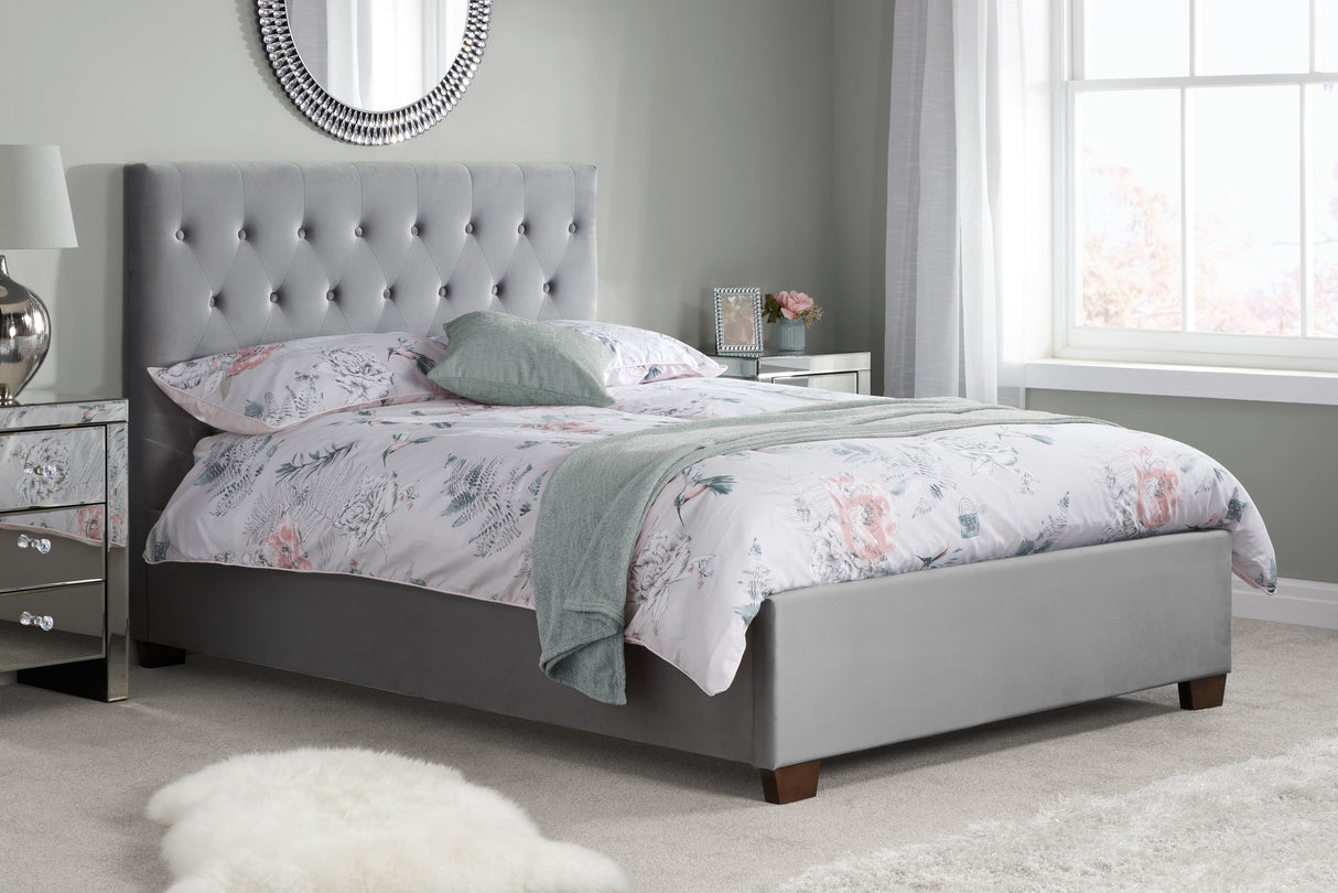 Cologne King Bed - Grey