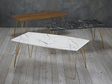 Fairfax Coffee Table Black Marble