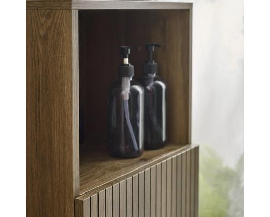 Hampshire Bathroom Storage Cabinet Walnut
