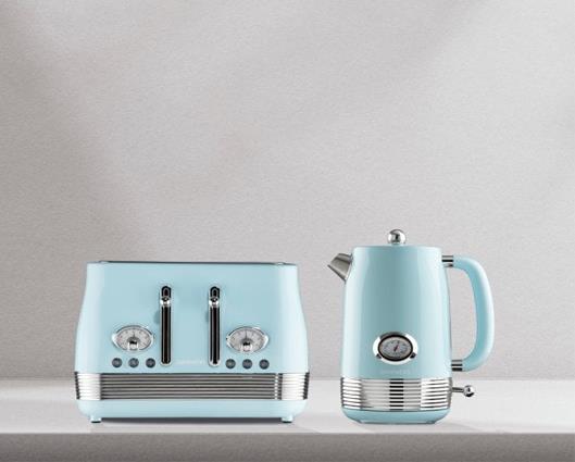 Daewoo Denver 4 Slice Toaster Sky Blue