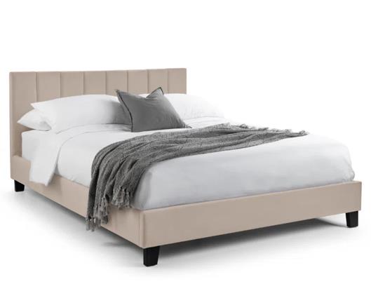 Rosa Velvet Bed in a Box Cream - Small Double