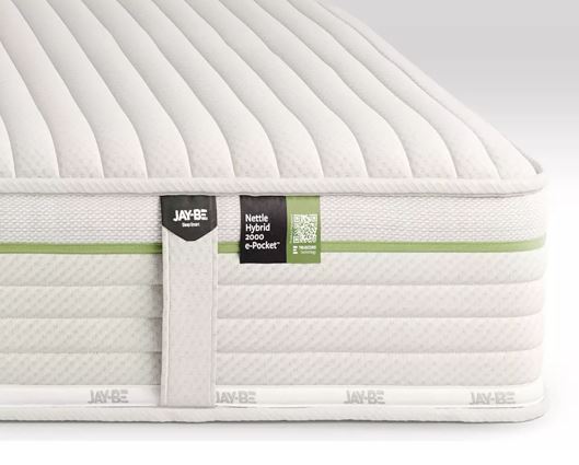 Jay-Beï¿½ Natural All Seasons Nettle Hybrid 2000 e-Pocket Mattress - Double