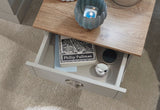 Kinsley 1 Drawer Bedside-Grey