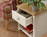 Lachlan Lamp Table-Cream