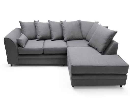 Daisy Right Hand Facing Corner Sofa - Dark Grey