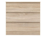 Marcus 3 Drawer Chest - Sonoma Oak Effect