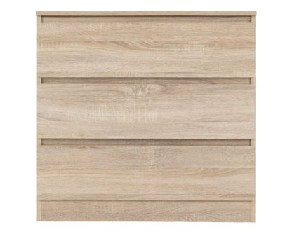 Marcus 3 Drawer Chest - Sonoma Oak Effect
