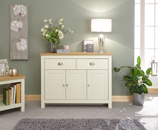 Lachlan Large Sideboard- Cream