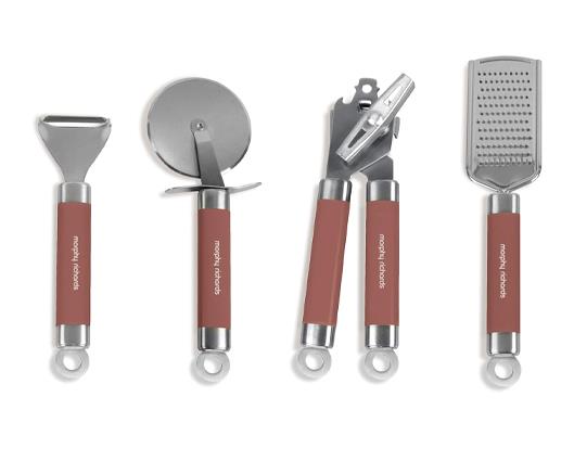 Morphy Richards Accents 4 Piece Tool Set - Copper