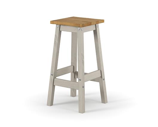 Corona live edge high breakfast stools (pair)