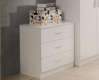 Original 3 Drawer Chest-White