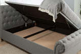 Charlton Side Lift Ottoman King Bed - Grey