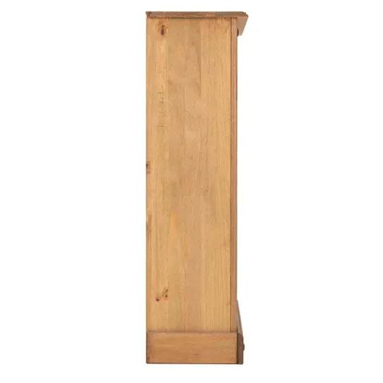 Corona Low Bookcase - Distressed Waxed Pine