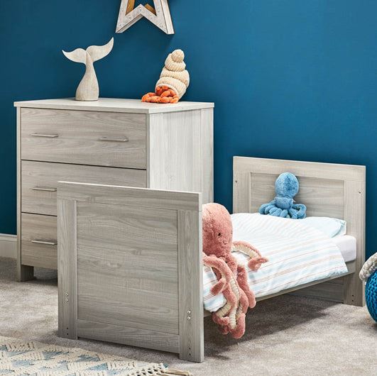 Nina Mini 2 Piece Room Set & Underdrawer - Grey Wash & White