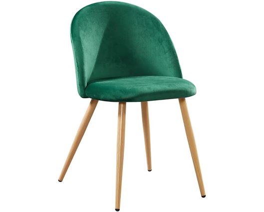 Vilmos Dining Chairs Green (PK 2)
