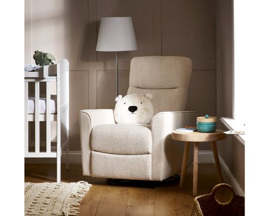Summer Swivel Glider Recliner Chair - Oatmeal