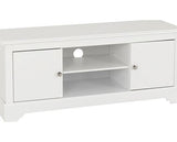 STRATFORD 2 DOOR TV UNIT - WHITE