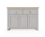 Lincoln 3 Door 2 Drawer Sideboard- Light Grey