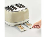 Ariete Retro Style 4 Slice Toaster -  Beige