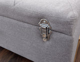 Maisie Large Storage Ottoman-Grey