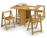 Soloman Dining Set-Light Oak