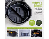 Round Solid Silicone Tray with Divider