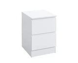 Oakley 2 Drawer Bedside- White