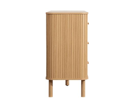 Axel 6 Drawer Fluted Chest - Oak