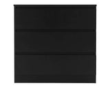 Marcus 3 Drawer Chest - Black