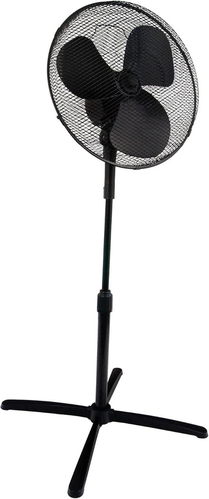 Igenix 16" Pedestal Fan Black