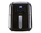 Daewoo 5.5L Air fryer with Single Basket Air Fryer Cookbook and Silicone Tray with Divider