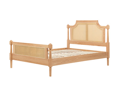 Geneva King Rattan Bed