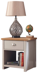 Lachlan Lamp Table-Grey