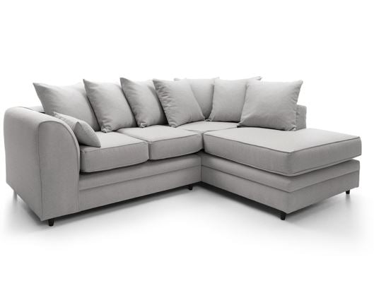 Daisy Right Hand Facing Corner Sofa - Light Grey