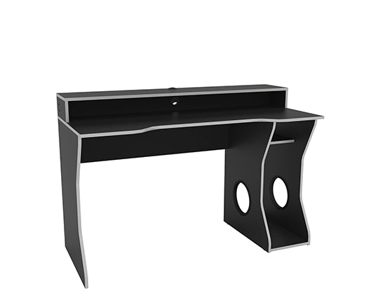 Enzo Gaming Computer Desk- Black & Silver