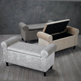 Harloe Storage Ottoman Grey