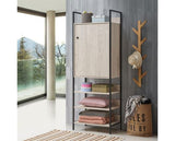 Zulu 3 Piece Bedroom Furniture Set Open Wardrobes-Ash Oak