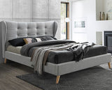 Harper Small Double Bed - Dove Grey