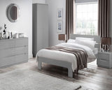 Empire 5 Drawer Narrow Chest - Grey