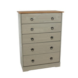 Corona Classic 5 drawer chest of drawers
