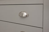 Lachlan 2 Door 1 Drawer Shoe Cabinet-Grey